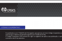Newsletter CASES - Novo Código Cooperativo Newsletter CASES - Novo Código Cooperativo